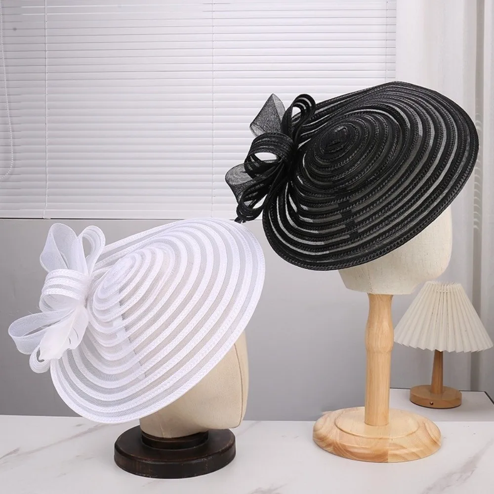 Bow Decoration Mesh Fascinator Headband Hat Headband Style 9cm Wide Brim Wedding Bridal Fascinator Elegant Vintage Breathable
Bow Decoration Mesh Fascinator Headband Hat Headband Style 9cm Wide Brim Wedding Bridal Fascinator Elegant Vintage Breathable