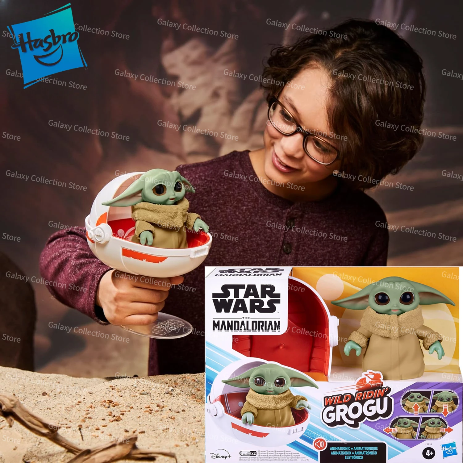 Hasbro Star Wars Wild Ridin' Grogu Baby Yoda The Child Animatronic Sound and Motion Combinations Action Figure Toys Anime
Hasbro Star Wars Wild Ridin' Grogu Baby Yoda The Child Animatronic Sound and Motion Combinations Action Figure Toys Anime
