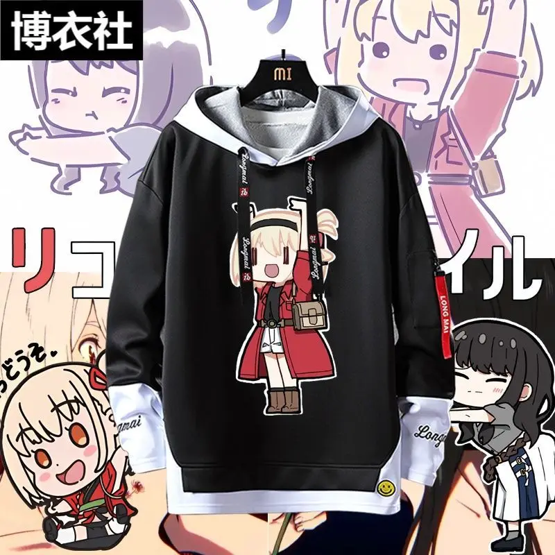 Anime Merchandise Clothing, Nishiki-Ki Chisato, Inoue Takina, Lycoris Hooded Sweatshirt, Unisex Casual Top
Anime Merchandise Clothing, Nishiki-Ki Chisato, Inoue Takina, Lycoris Hooded Sweatshirt, Unisex Casual Top