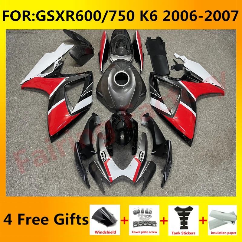 Новый комплект обтекателей для мотоцикла ABS Подходит для GSXR600 750 06 07 GSXR 600 GSX-R750 K6 2006 2007 полный комплект обтекателей красный серый
Новый комплект обтекателей для мотоцикла ABS Подходит для GSXR600 750 06 07 GSXR 600 GSX-R750 K6 2006 2007 полный комплект обтекателей красный серый