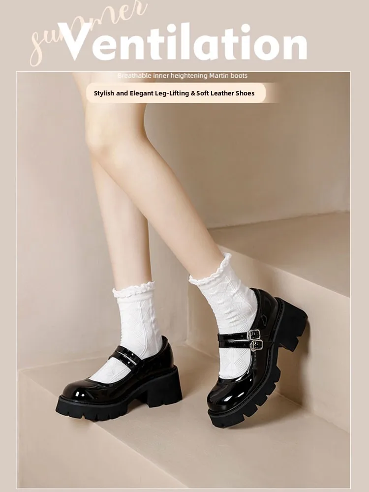 Vintage Japanese Style Mary Jane Shoes for Women Thick Heel Buckle Closure Spring Autumn Small Leather Shoes Design Sensation
Vintage Japanese Style Mary Jane Shoes for Women Thick Heel Buckle Closure Spring Autumn Small Leather Shoes Design Sensation