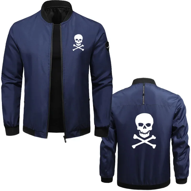 Tactical loose oversized men's jacket Skull print Simple classic Solid color zip jacket for men high quality hip hop men's coat
Tactical loose oversized men's jacket Skull print Simple classic Solid color zip jacket for men high quality hip hop men's coat