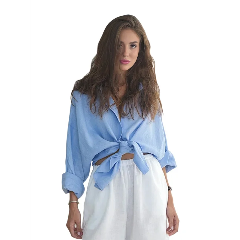 FX-Womens Button Down Shirts Long Sleeve Cotton Gauze Tops Casual Collared Blouses Loose Fit
FX-Womens Button Down Shirts Long Sleeve Cotton Gauze Tops Casual Collared Blouses Loose Fit