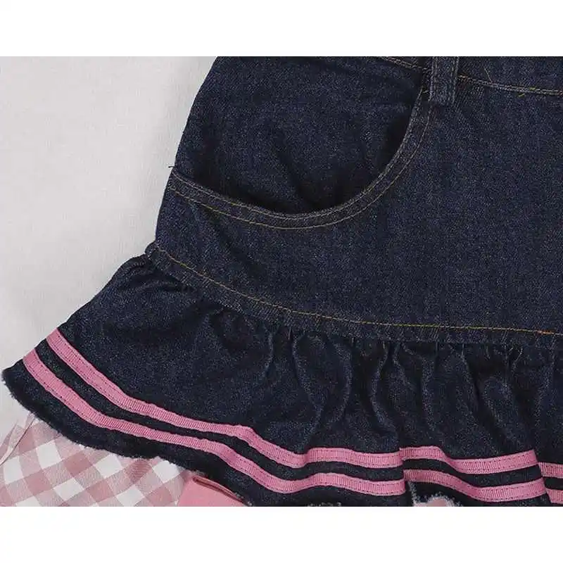 Pink Plaid Patchwork Bow Denim Skirt Street Sle mid Waist A-Line Skirt with Inner Stand Fit Spring Summer
Pink Plaid Patchwork Bow Denim Skirt Street Sle mid Waist A-Line Skirt with Inner Stand Fit Spring Summer