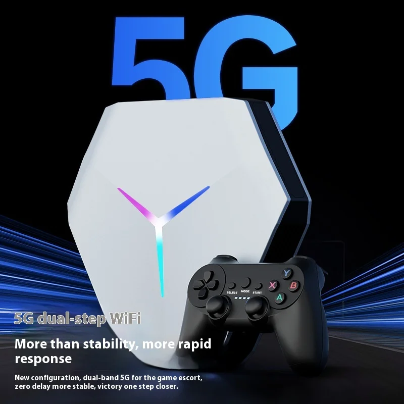 Новая семейная игровая консоль с двойной системой, Wi-Fi, облачный компьютер, игровой беспроводной контроллер 2,4G, ТВ, просмотр игровой консоли
Новая семейная игровая консоль с двойной системой, Wi-Fi, облачный компьютер, игровой беспроводной контроллер 2,4G, ТВ, просмотр игровой консоли