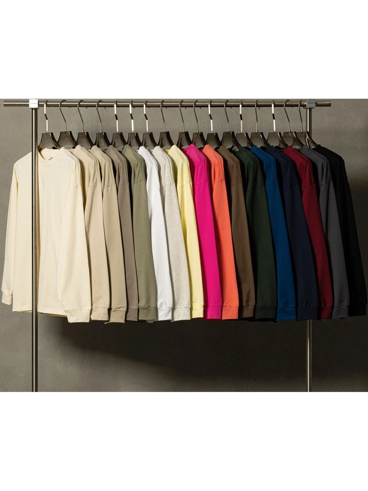 Heavyweight Oversize Men's Long Sve Basic T-irt American Sle round Ne Base Layer irt Inner Wear Autumn Winter Top
Heavyweight Oversize Men's Long Sve Basic T-irt American Sle round Ne Base Layer irt Inner Wear Autumn Winter Top