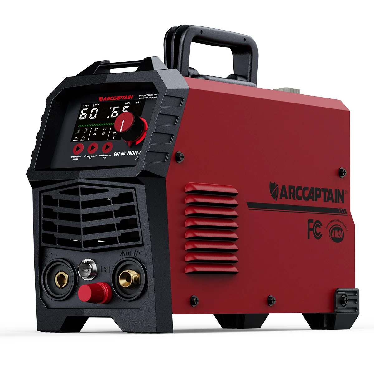 ARCCAPTAIN 110V 220V Plasma Cutter 60Amp With Air Pressure Monitoring System
ARCCAPTAIN 110V 220V Plasma Cutter 60Amp With Air Pressure Monitoring System
