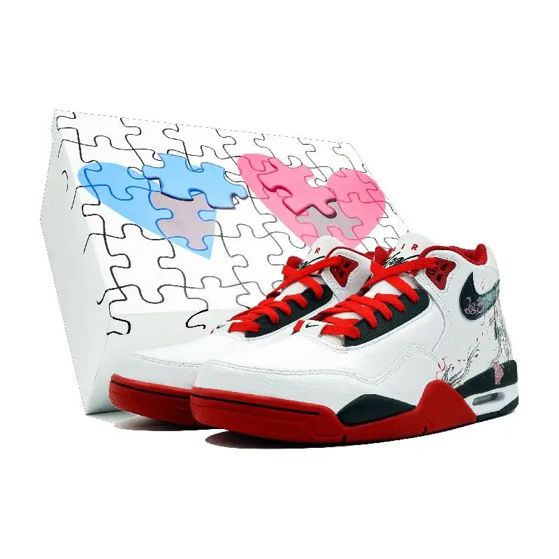 【Customize】Nike Flight Legacy Vintage Basketball Shoes Unisex Mid-top Red/Black Sneakers shoes BQ4212-100
【Customize】Nike Flight Legacy Vintage Basketball Shoes Unisex Mid-top Red/Black Sneakers shoes BQ4212-100