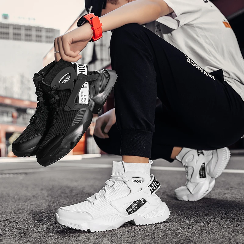 Men High-top Socks Shoes Sneakers Outdoor Running Sports Breathable Leisure Summer Elastic Light Large Size Flying Shoes
Men High-top Socks Shoes Sneakers Outdoor Running Sports Breathable Leisure Summer Elastic Light Large Size Flying Shoes