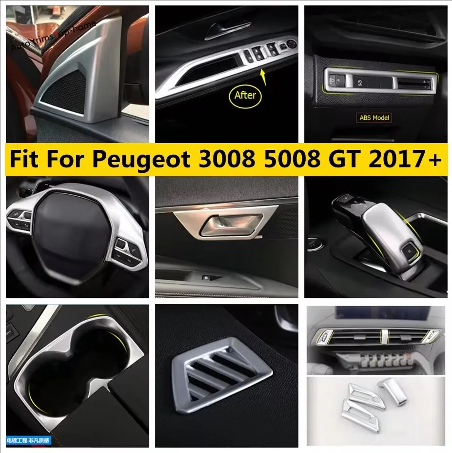 Window Lift Head Lamp Light Gear Shift Head Door Handle Bowl Cover Trim Fit For Peugeot 3008 5008 GT 2017 - 2023 Car Accessories
Window Lift Head Lamp Light Gear Shift Head Door Handle Bowl Cover Trim Fit For Peugeot 3008 5008 GT 2017 - 2023 Car Accessories