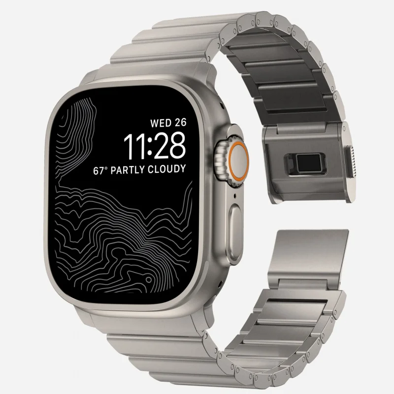 Аппликационный ремешок для часов ultra2Apple Watch из нержавеющей стали, Новый магнитный ремешок с пряжкой 9
Аппликационный ремешок для часов ultra2Apple Watch из нержавеющей стали, Новый магнитный ремешок с пряжкой 9