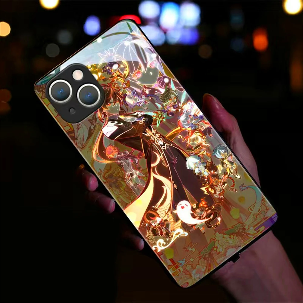 Genshin Impact LED Phone Case Voice Controlled Lighting Phone Cover For iPhone 16 15 14 13 12 11 Pro Max XR XS Plus
Genshin Impact LED Phone Case Voice Controlled Lighting Phone Cover For iPhone 16 15 14 13 12 11 Pro Max XR XS Plus