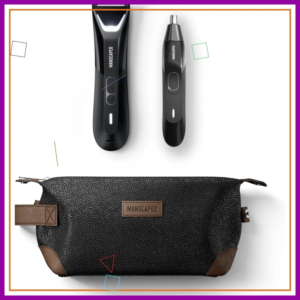 The Perfect Duo 5.0: Electric Groin & Body Hair Trimmer with Nose & Ear Trimmer, Travel Pouch Included
The Perfect Duo 5.0: Electric Groin & Body Hair Trimmer with Nose & Ear Trimmer, Travel Pouch Included