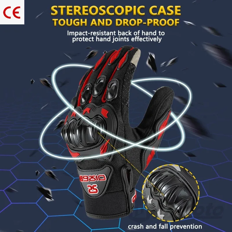 Full Finger Long Motorcycle Riding Gloves, Men's Outdoor Protective Gloves, Breathable Sport Gloves for Racing & Daily Commuting
Full Finger Long Motorcycle Riding Gloves, Men's Outdoor Protective Gloves, Breathable Sport Gloves for Racing & Daily Commuting