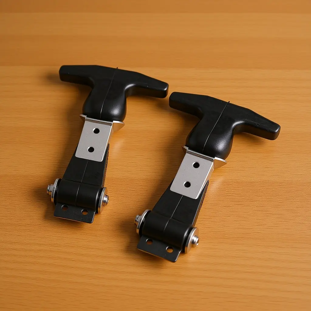 2Pcs Stainless Steel Flexible T-Handle Draw Latch Non-Corrosive Vibration Absorbing Rubber Tool Box Cart Door Latch
2Pcs Stainless Steel Flexible T-Handle Draw Latch Non-Corrosive Vibration Absorbing Rubber Tool Box Cart Door Latch
