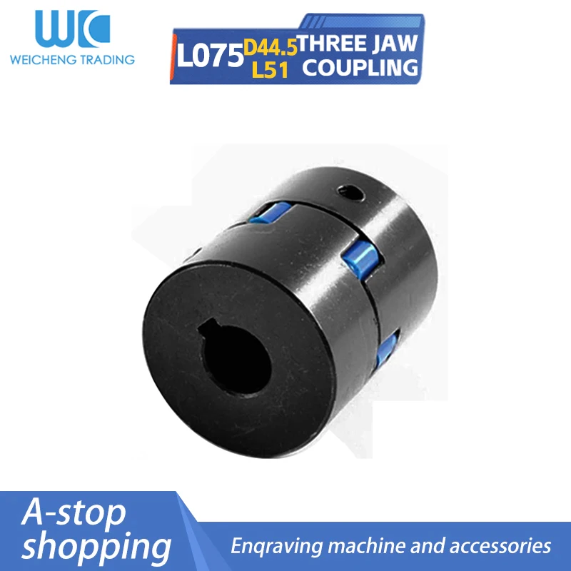 L-type Three-jaw Coupling L075 D44.5 L51 Bore 10/12/14/15/16/17/18/19/20/22/24/25mm
L-type Three-jaw Coupling L075 D44.5 L51 Bore 10/12/14/15/16/17/18/19/20/22/24/25mm