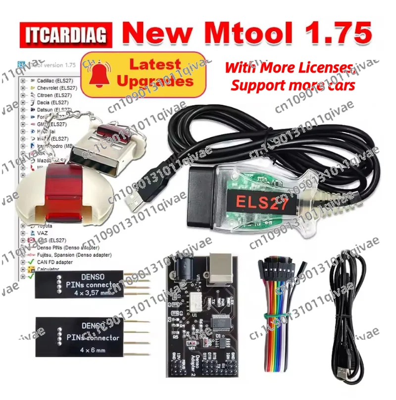 V1.75 Full Set Mileage Adjustment With Software License Dongle Denso Adapter Pin Wire Cable Mileage Correction Tool
V1.75 Full Set Mileage Adjustment With Software License Dongle Denso Adapter Pin Wire Cable Mileage Correction Tool