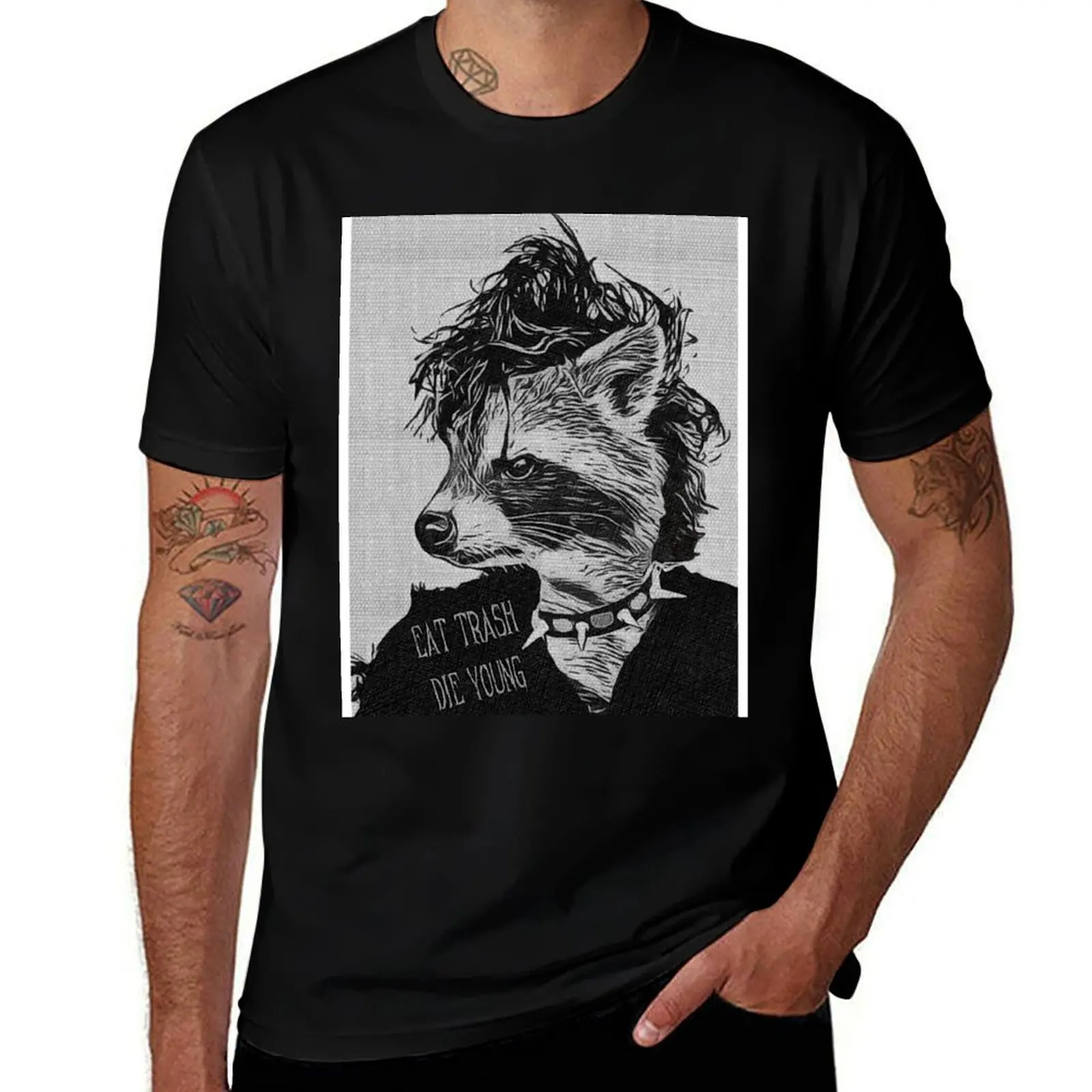 Punk Rock Raccoon T-Shirt oversized customs Funny t-shirts mens t shirts casual stylish
Punk Rock Raccoon T-Shirt oversized customs Funny t-shirts mens t shirts casual stylish