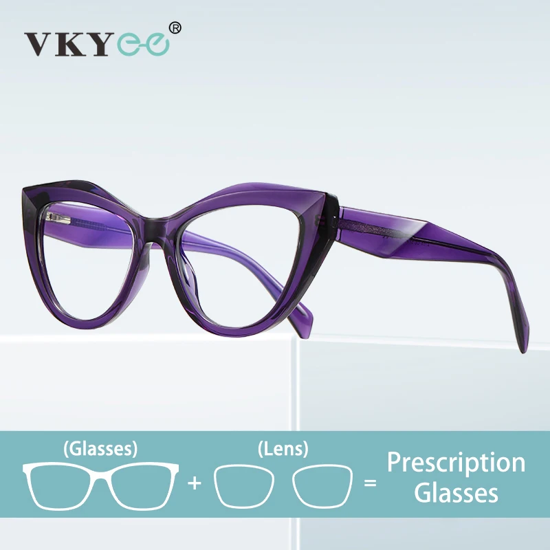 VICKY New Fashion Cat Eye Design Progressive Multifocal Anti Blue Light Glasses Customizable Prescription Photochromic PFD2166
VICKY New Fashion Cat Eye Design Progressive Multifocal Anti Blue Light Glasses Customizable Prescription Photochromic PFD2166