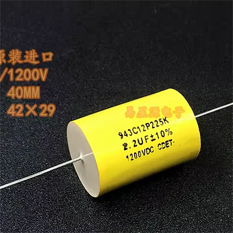 1PCS 2.2UF 1200V CDET 1200V 225 2U2 MKP audio fever capacitor axial frequency dividing capacitor
1PCS 2.2UF 1200V CDET 1200V 225 2U2 MKP audio fever capacitor axial frequency dividing capacitor