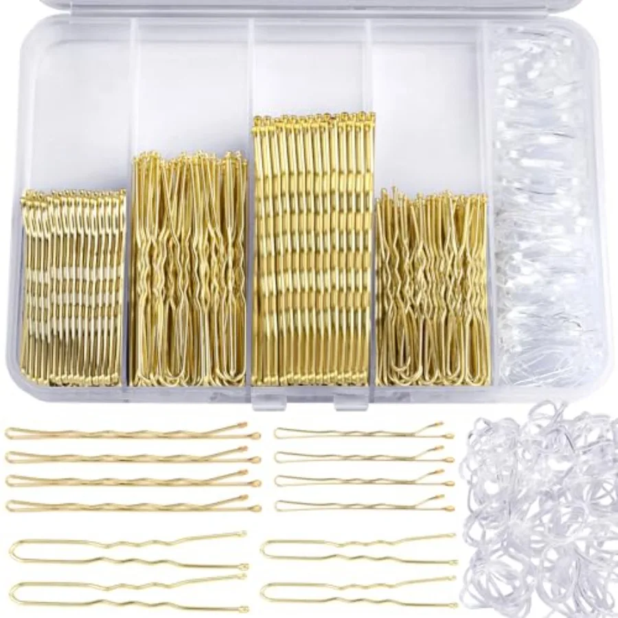 300pcs Bobby Pins Hair Pins 100 Bobby Pins Hair 2" 2.75", 100 Hair Pins for Women 2" 2.36" 100 Hair Bands Kit
300pcs Bobby Pins Hair Pins 100 Bobby Pins Hair 2" 2.75", 100 Hair Pins for Women 2" 2.36" 100 Hair Bands Kit