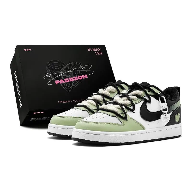 【Customize】Nike Court Borough Skateboarding Shoes Women's Low-top White Sneakers shoes BQ5448-115
【Customize】Nike Court Borough Skateboarding Shoes Women's Low-top White Sneakers shoes BQ5448-115