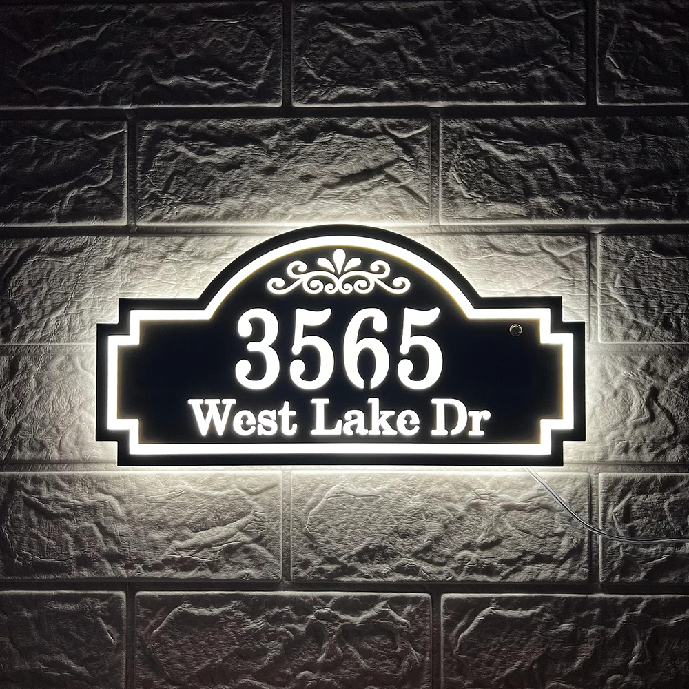 Custom LED Entrance Sign for Home Personalized Backlit Acrylic Design Illuminated Acrylic House Number Outdoor Modern Home Decor
Custom LED Entrance Sign for Home Personalized Backlit Acrylic Design Illuminated Acrylic House Number Outdoor Modern Home Decor