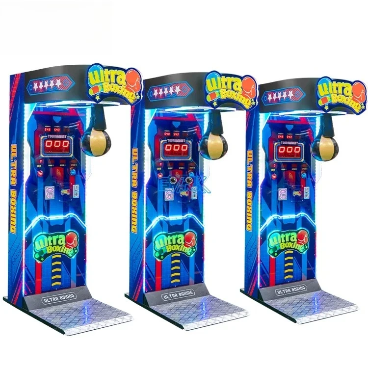 Coin Operated Game Street Amusement Park Electronic Hammer Boxing Machine Arcade Boxing Punch Machine Price for Sale
Coin Operated Game Street Amusement Park Electronic Hammer Boxing Machine Arcade Boxing Punch Machine Price for Sale