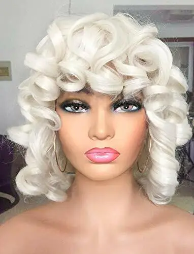 Women's Short Curly Wave Wigs Fluffy Black Blonde Gray Wig Synthetic Hair Wigs
Women's Short Curly Wave Wigs Fluffy Black Blonde Gray Wig Synthetic Hair Wigs