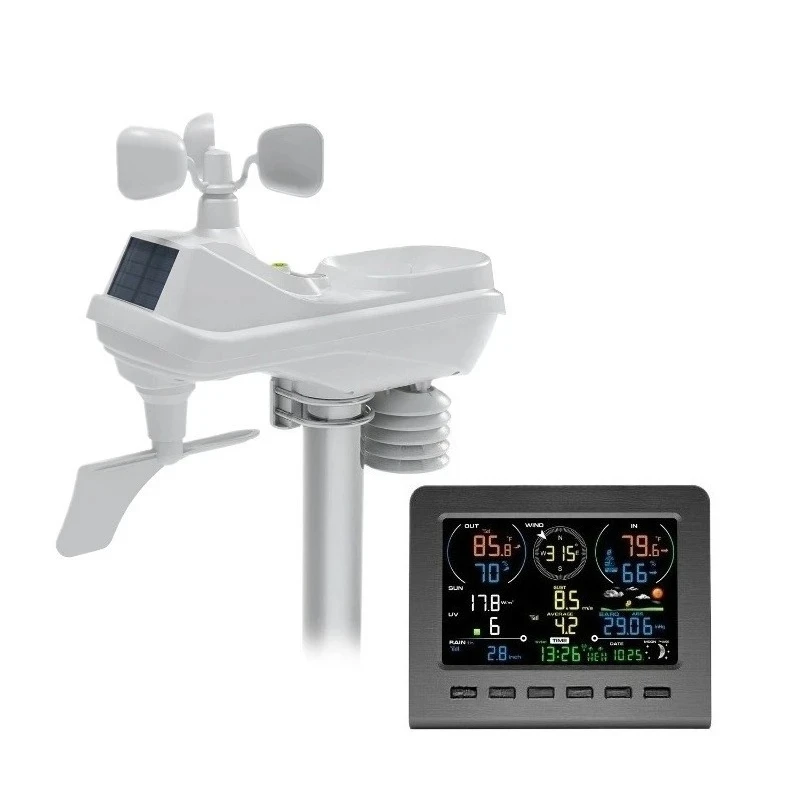 Professional Wireless Weather Station WiFi Remote Forecast for Temperature Humidity Wind Speed Rainfall
Professional Wireless Weather Station WiFi Remote Forecast for Temperature Humidity Wind Speed Rainfall