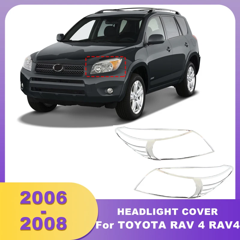 Chrome Front Headlight Cover Headlamp Frame Lamp Hoods Decorative Strip For TOYOTA RAV 4 RAV4 2006 2007 2008 2009
Chrome Front Headlight Cover Headlamp Frame Lamp Hoods Decorative Strip For TOYOTA RAV 4 RAV4 2006 2007 2008 2009