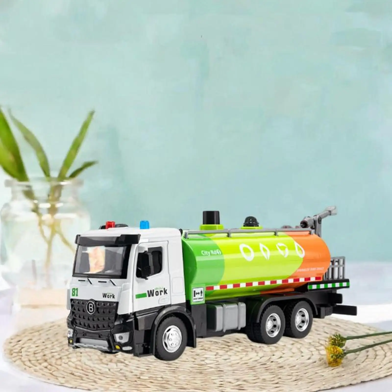 Watering Cart Truck Toy with Lights and Music Interactive Sprinkler Truck Toy for Age 3+ Kids Valentine's Day Gift Holiday Gift
Watering Cart Truck Toy with Lights and Music Interactive Sprinkler Truck Toy for Age 3+ Kids Valentine's Day Gift Holiday Gift