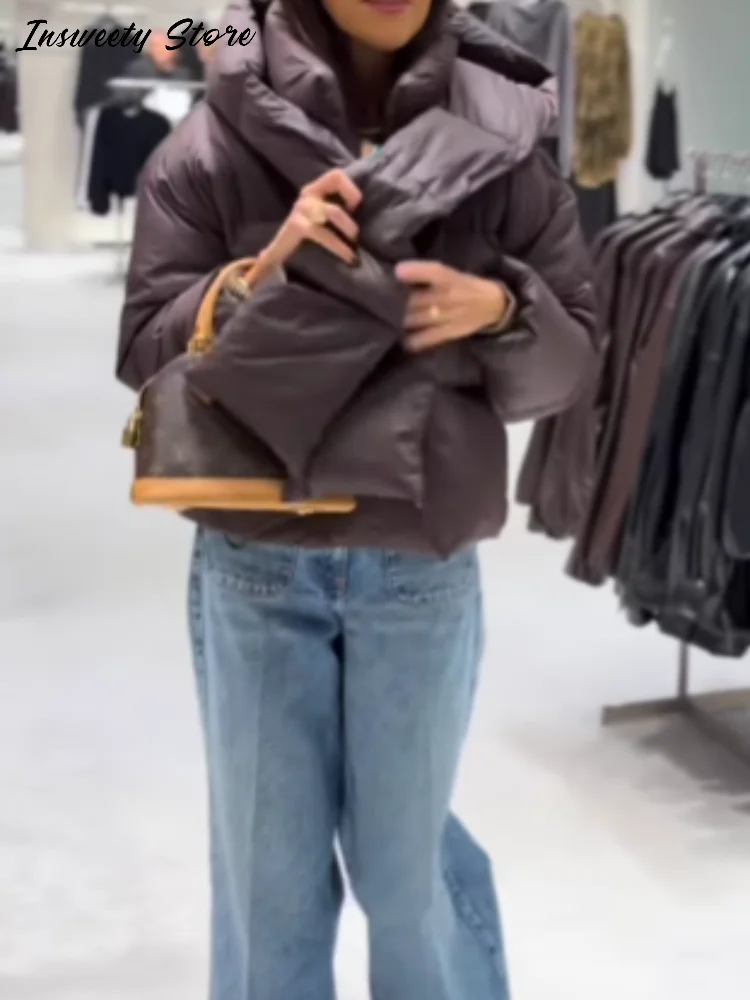 Detachable Scarf Hood Puffer Jacket Women's Solid Long Sleeve Versatile Warm Coat 2025 Autumn Winter Lady Windproof Outerwear
Detachable Scarf Hood Puffer Jacket Women's Solid Long Sleeve Versatile Warm Coat 2025 Autumn Winter Lady Windproof Outerwear