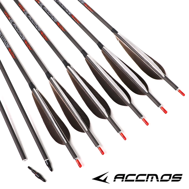 6/12/18pc 6.2mm +-0.003 pure carbon arrow Spine 250/300/350/400/500/600/700/800 33inch outdoor archery hunting feather arrow
6/12/18pc 6.2mm +-0.003 pure carbon arrow Spine 250/300/350/400/500/600/700/800 33inch outdoor archery hunting feather arrow