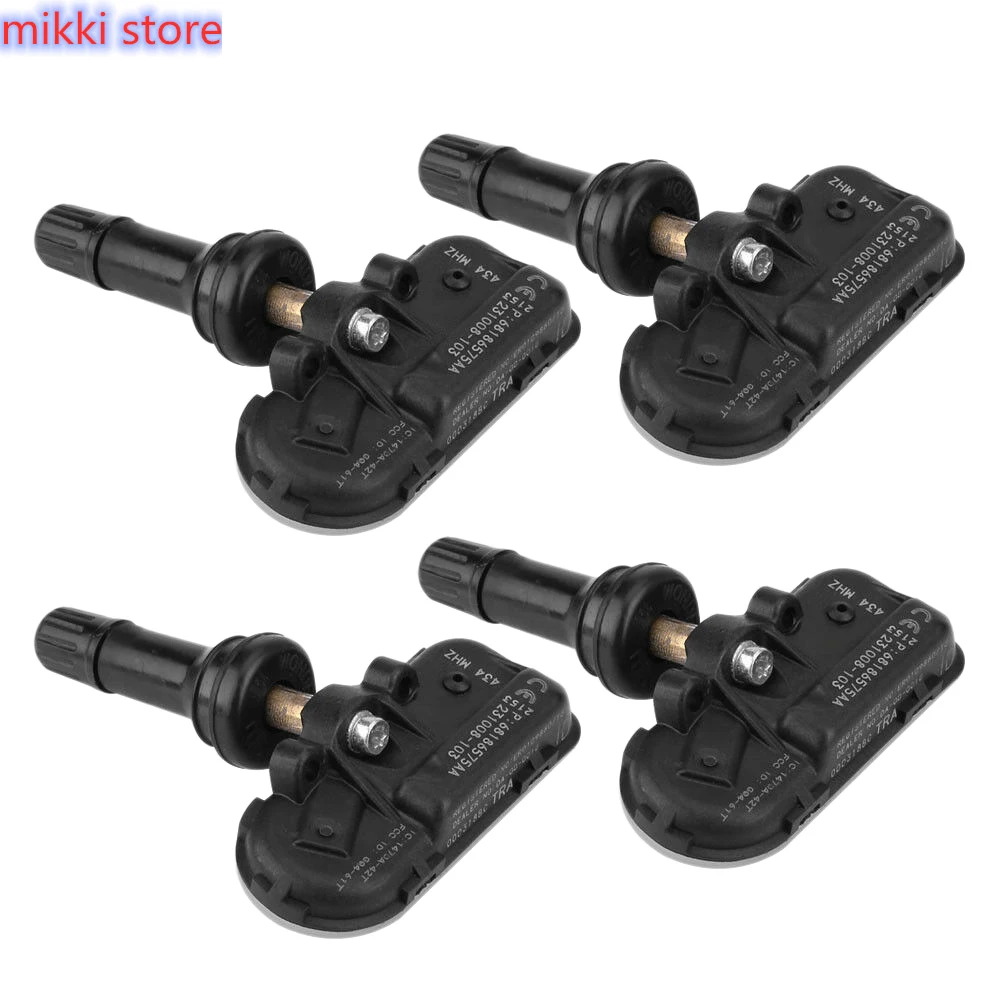 4Pcs Tpms Car Tire Pressure Monitoring Sensor For Jeep Dodge Ram 1500 2500 2014-2018 68157568Aa
4Pcs Tpms Car Tire Pressure Monitoring Sensor For Jeep Dodge Ram 1500 2500 2014-2018 68157568Aa