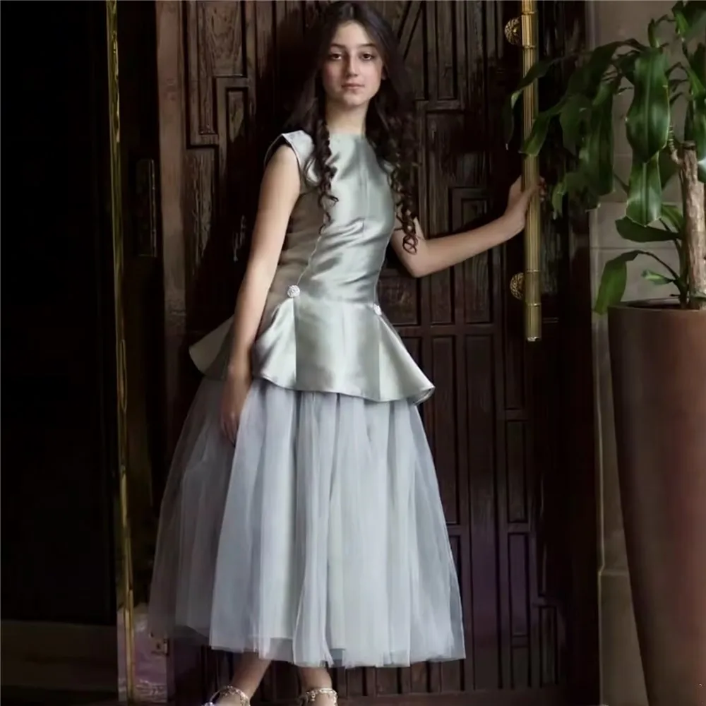 Elegant Satin Flower Girl Wedding Dress Princess Celebration Birthday Party Dress Baby Girl First Holy Communion Gown Customized
Elegant Satin Flower Girl Wedding Dress Princess Celebration Birthday Party Dress Baby Girl First Holy Communion Gown Customized