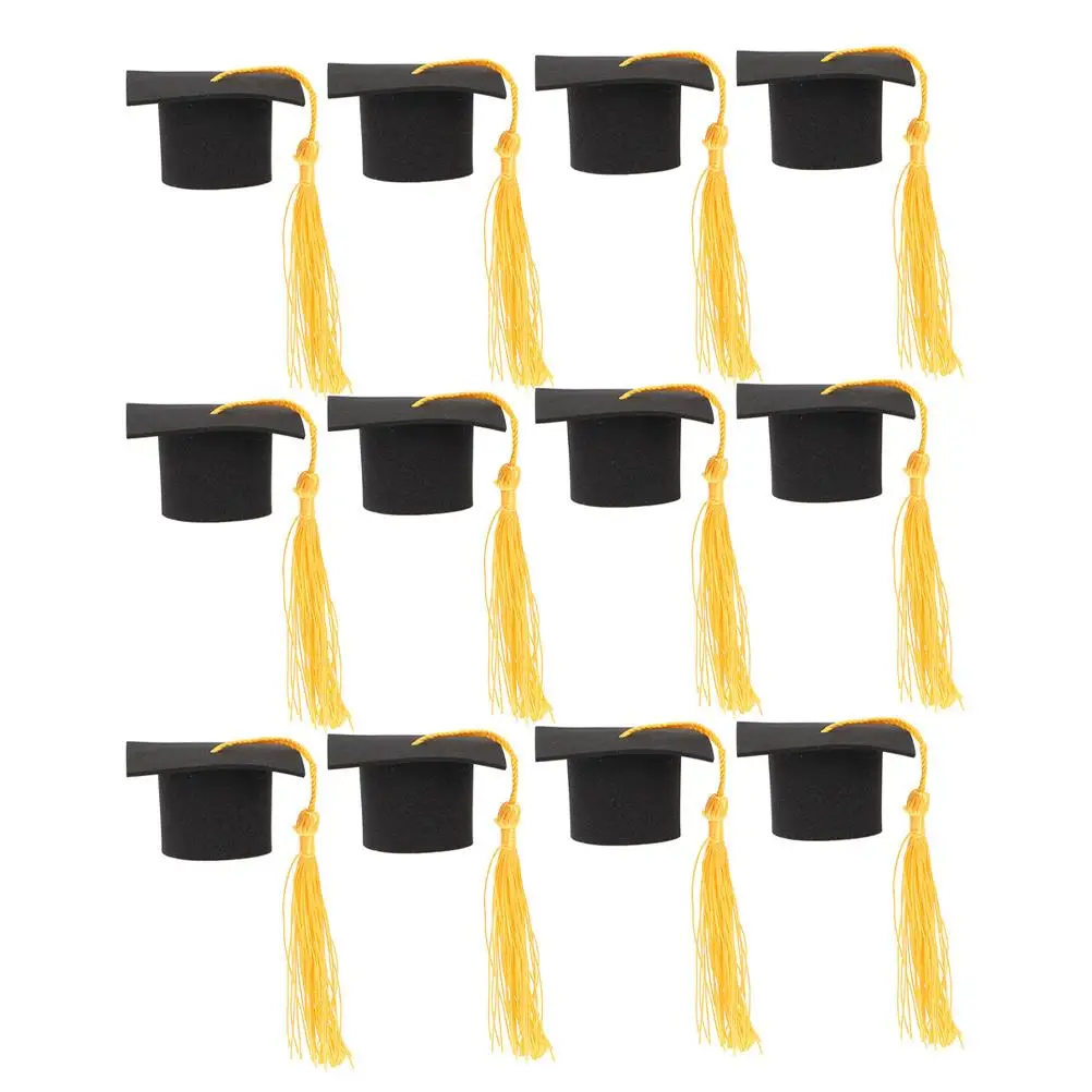 12Pcs Graduation 2024 Graduation Cupcake Toppers Toppers Mini Cap Decorations Yellow Tassel Party Supplies Safe Material
12Pcs Graduation 2024 Graduation Cupcake Toppers Toppers Mini Cap Decorations Yellow Tassel Party Supplies Safe Material