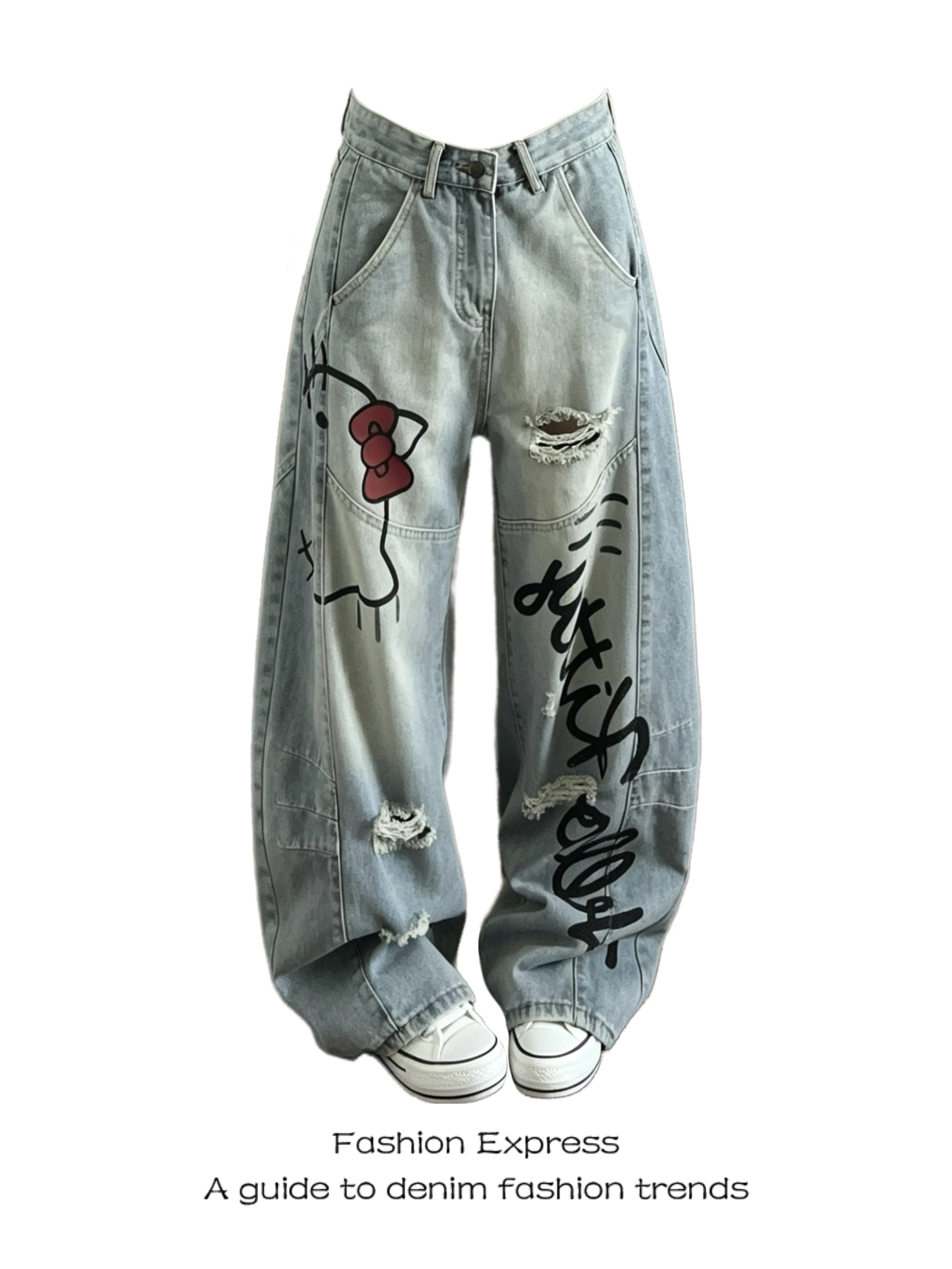 American Graffiti Style Women's Jeans 2026 New Age Reduction Hole Design Unique Straight Leg Pants High Waist Wide Leg Jeans
American Graffiti Style Women's Jeans 2026 New Age Reduction Hole Design Unique Straight Leg Pants High Waist Wide Leg Jeans