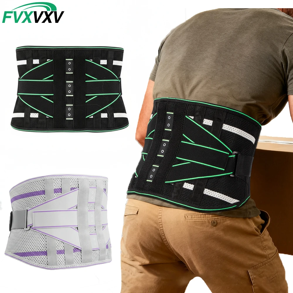 Lumbar Back Brace for Herniated Disc & Sciatica Pain – 3D Support Strips, Ergonomic Design – Breathable Mesh, Adjustable Straps
Lumbar Back Brace for Herniated Disc & Sciatica Pain – 3D Support Strips, Ergonomic Design – Breathable Mesh, Adjustable Straps