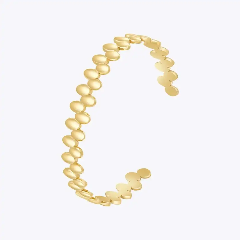 ENFASHION Pulseras Geometry Oval Open Bangle For Women's Stainless Steel 18K Gold Color Cuff Bracelet Daily Jewelry Party 232392
ENFASHION Pulseras Geometry Oval Open Bangle For Women's Stainless Steel 18K Gold Color Cuff Bracelet Daily Jewelry Party 232392