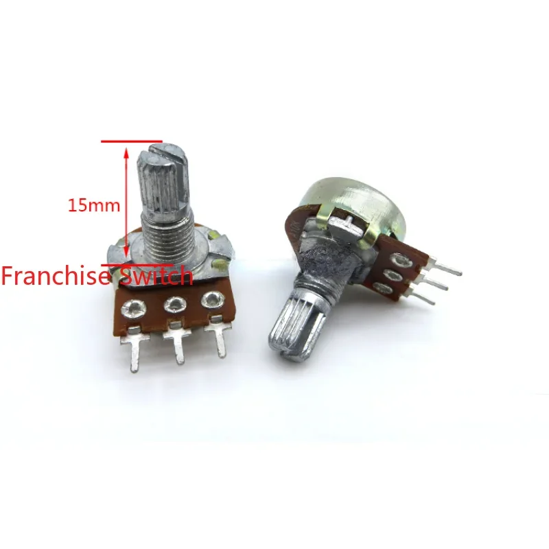 10PCSPotentiometer Sound Quality Volume 16 A10K Single Handle Length 15MM Floral Axis
10PCSPotentiometer Sound Quality Volume 16 A10K Single Handle Length 15MM Floral Axis