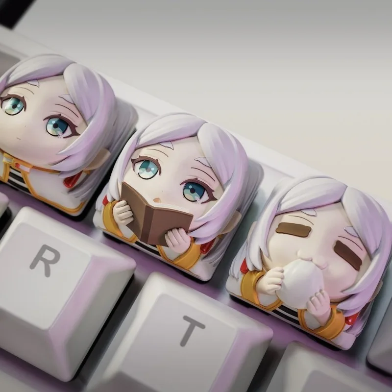 Frieren Anime 3D Printed Resin Keycaps - Handmade Painted Custom Mechanical Keyboard Keycaps for Gaming Desk Setup
Frieren Anime 3D Printed Resin Keycaps - Handmade Painted Custom Mechanical Keyboard Keycaps for Gaming Desk Setup