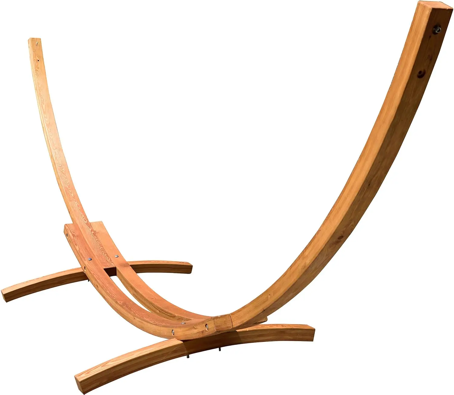 15' Sealed and Coated Solid Pine Wood Arc Hammock Stand - 450 lb Weight Capacity, Custom
15' Sealed and Coated Solid Pine Wood Arc Hammock Stand - 450 lb Weight Capacity, Custom
