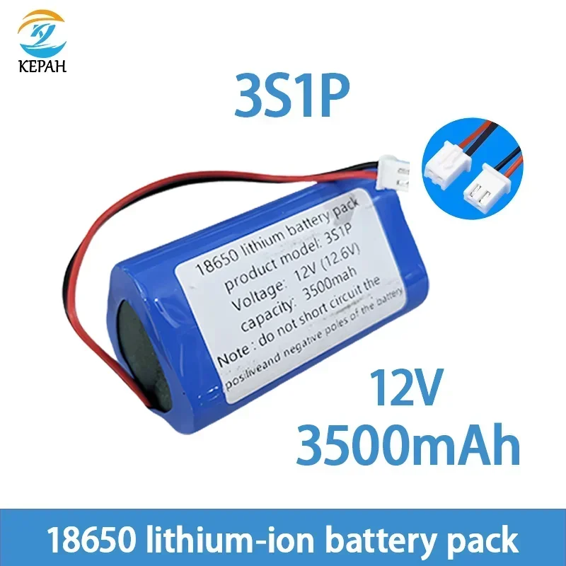 18650 Battery Pack 3S1P 3500mAh BMS Lithium Battery Pack 12V 3A Built-in Bluetooth Speaker Flashlight GPS Rechargeable Battery
18650 Battery Pack 3S1P 3500mAh BMS Lithium Battery Pack 12V 3A Built-in Bluetooth Speaker Flashlight GPS Rechargeable Battery
