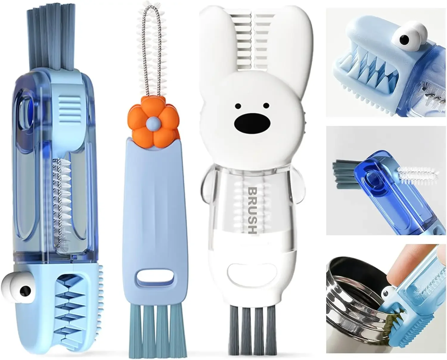 3-in-1 Bottle & Cup Brush Set, Silicone-Head Cleaning Tool, Compact Design for Easy Storage, Multi
3-in-1 Bottle & Cup Brush Set, Silicone-Head Cleaning Tool, Compact Design for Easy Storage, Multi