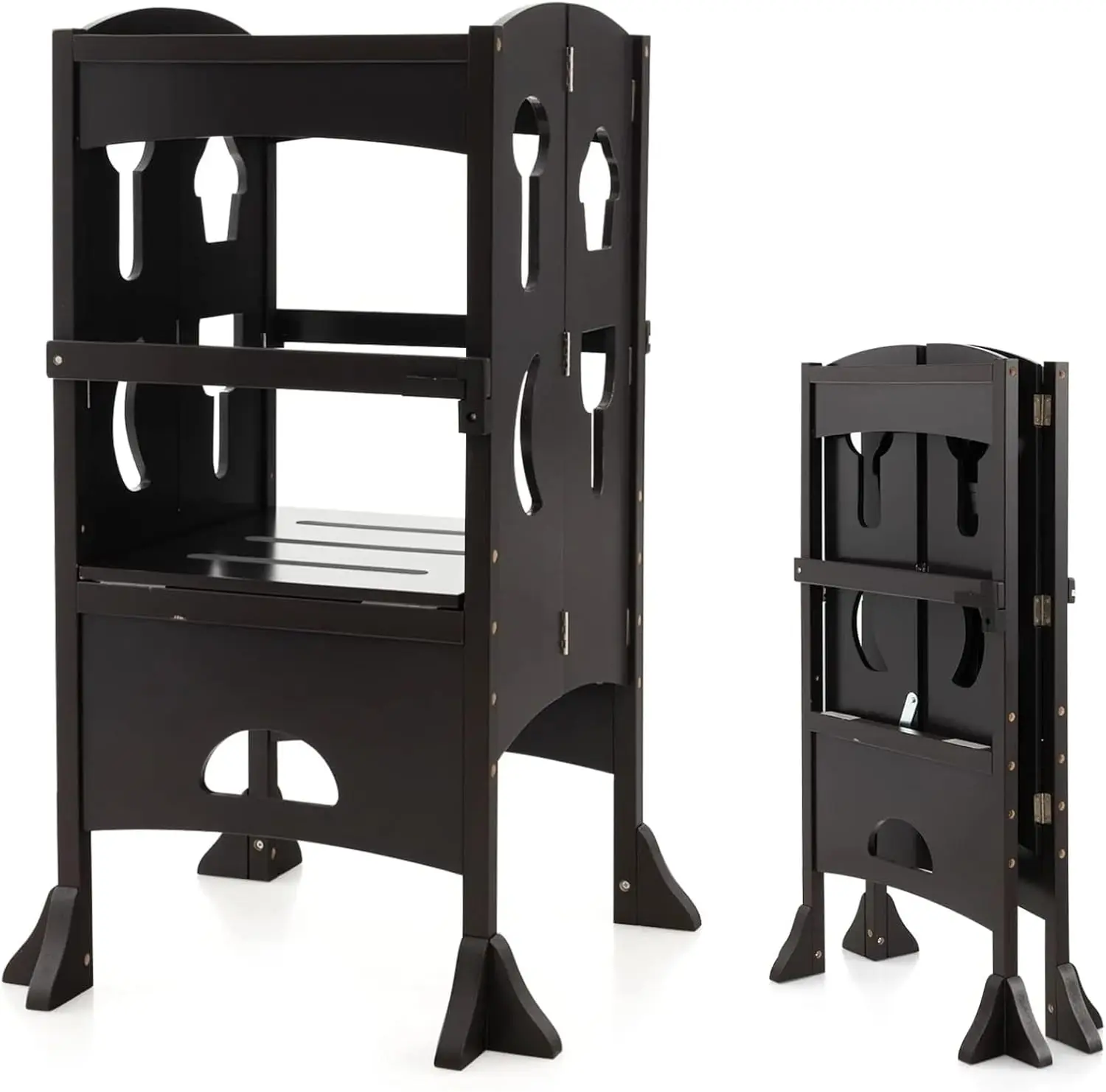 Kitchen Step Stool For Toddlers, Children Wooden Standing Tower W/Safety Rail, Montessori Foldable Kids Learning Stool For
Kitchen Step Stool For Toddlers, Children Wooden Standing Tower W/Safety Rail, Montessori Foldable Kids Learning Stool For