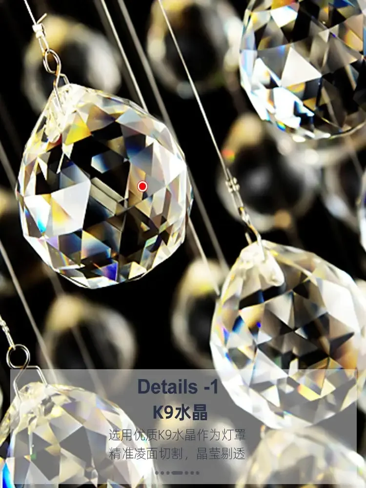 Modern Large Chandelier K9 Crystal Ball Suction Ceiling Light For Living Room Restaurant Hotel Lobby Atrium Home Decor Luster
Modern Large Chandelier K9 Crystal Ball Suction Ceiling Light For Living Room Restaurant Hotel Lobby Atrium Home Decor Luster