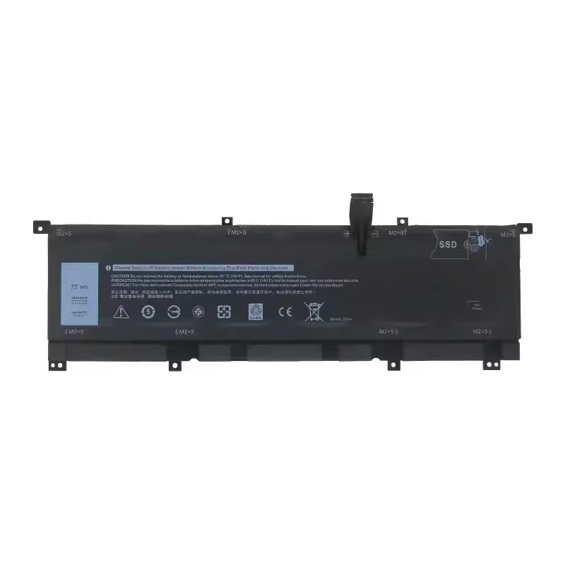 8N0T7 Laptop Battery for DELL XPS 15 9575 2-in-1 Precision 5530 2-in-1 Series P73F P73F001 8NOT7 0TMFYT 11.4V 75Wh/6580mAh
8N0T7 Laptop Battery for DELL XPS 15 9575 2-in-1 Precision 5530 2-in-1 Series P73F P73F001 8NOT7 0TMFYT 11.4V 75Wh/6580mAh