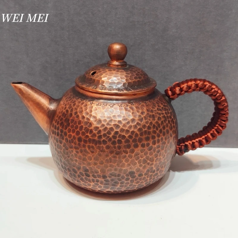 Handcrafted Small-Sized Vintage Pure Copper Coffee Pot,200 ml Boiling Tea Kettle and Brewing Coffee,Hammer Texture Pot Tableware
Handcrafted Small-Sized Vintage Pure Copper Coffee Pot,200 ml Boiling Tea Kettle and Brewing Coffee,Hammer Texture Pot Tableware