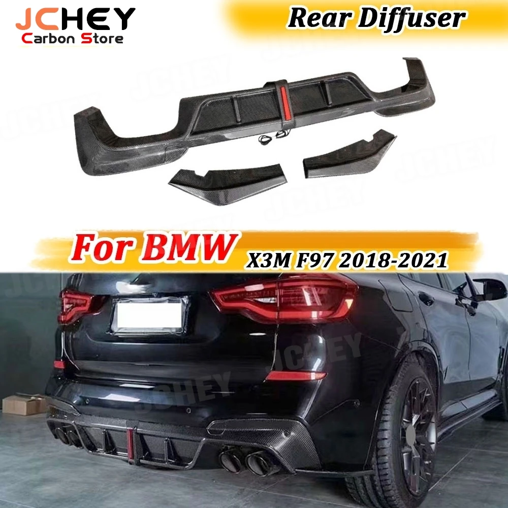 JCHEY Carbon Fiber Rear Lip Diffuser with Light Splitter For BMW X3M F97 2018-2021 FRP Rear Diffuser Lip Chin Canard Body Kits
JCHEY Carbon Fiber Rear Lip Diffuser with Light Splitter For BMW X3M F97 2018-2021 FRP Rear Diffuser Lip Chin Canard Body Kits